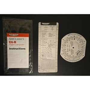 2012 ASA Air Classics E6-B Flight Computer Set Instructions and 2 Graphing Tools